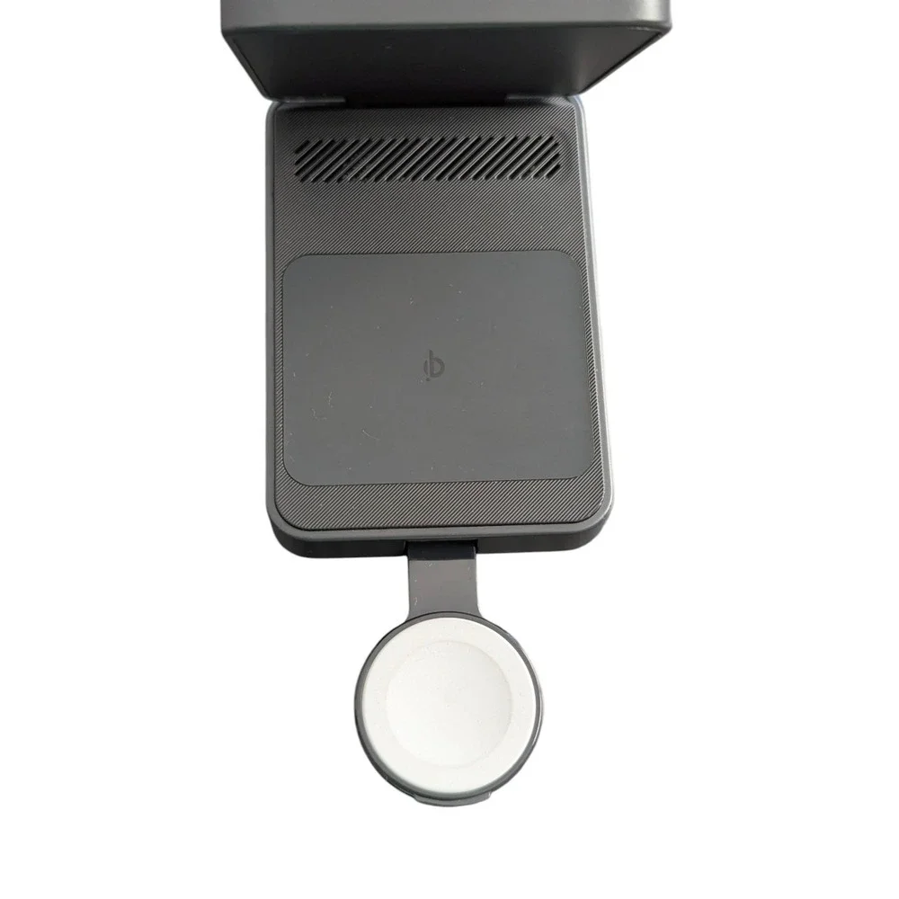 Oo7U Anker MagGo 15W Qi2‎ Foldable Pocket-Sized 3-in-1 Magsafe Charger Black